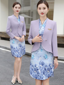 Bộ Đồ Lễ Tân Hàng Không Hainan Mùa Thu Đông Thanh Lịch Bộ Đồ Lễ Tân Khách Sạn Bộ Đồng Phục Tiếp Khách Bộ Đồng Phục Bán Hàng