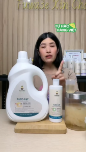 Bộ Nước Giặt Fuwa3e Hương Cam Thơm Né Nào Tự Nhiên Bảo Vệ Môi Trường Không Tinh Chế