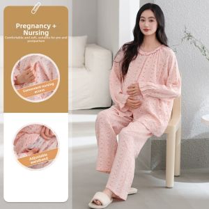 MiiOW | Cotton Maternity Pajamas with Bra Pads