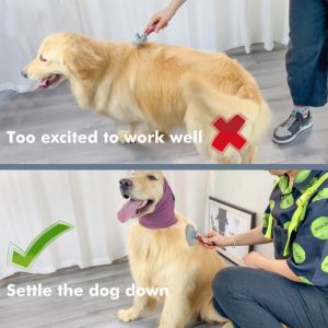 Pet Headscarf Dog Ear Cover Wrap Noise Anti-scare Noise Ear Protective Muffs Bathing Pet Grooming Soft Earmuff Head Wrap