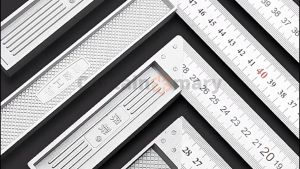 250mm/300mm Stainless Steel L Square Ruler Multi-Functional Carpenter Measure Tool