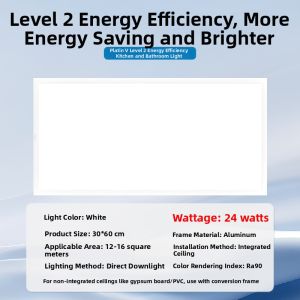 OPPLE | Kitchen & Bathroom LED Flat Ceiling Light for Aluminum Slats 30X60cm