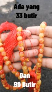 Tasbih Batu Api Dimensi 99 Butir Alam Tasbih Akik Tasbih 99 Butir Tasbih 33 Butir