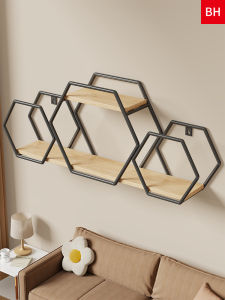 Wall-mounted No Drilling Bookshelf Decorative Shelf