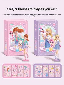 HPRETTY | Magnetic Dress-up Sticker Book for Kids Focus and Intelligence Development
