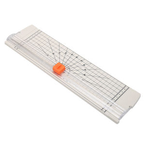 1PC A4 Paper Cutter Slider with Ruler Safety Protection Scrapbooking Tool for Office School Craft Paper Coupons Labels