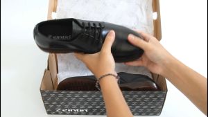 Zeintin - Sepatu Formal Pria Bahan Kulit Sepatu Oxford Pria Sepatu Kantor Pria Terbaru AJ