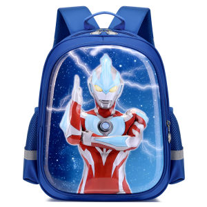 Ultraman Hardshell Backpack for Boys Kindergarten Childrens Bookbag Spiderman Design Dual Shoulder Straps Suitable for 3-6 Years Old