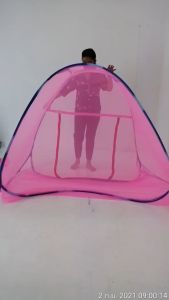 มุ้งสปริง 4 ฟูฟู สีพื้น มุ้งเต็นท์ มูลนอน มูลนอน มูล มูลพับเก็บได้