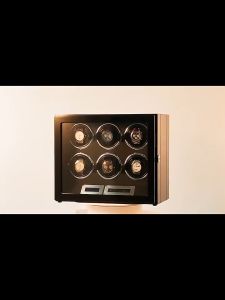MELANCY ยี่ห้อ 2024 จุดของขวัญปีใหม่เปียโนสีดำ 3/4/6/9/12 ไขลานอัตโนมัติ Groove Watch Winder MQ-E กล่องนาฬิกากลไกคู่ร่องพร้อมลายนิ้วมือกล่องเก็บนาฬิกาแสดงนาฬิกา