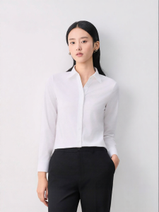 Fashion Business Long Sleeve Shirt Collared