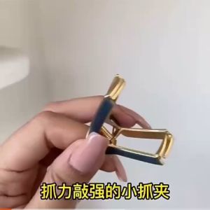 Vintage Triangle Hairclip Hairpin Claw Hair