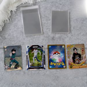 High Definition Clear Pokemon Naruto Pirate King Baseball Card Protector Sleeve 65*90mm Gaming Card Holder Cover