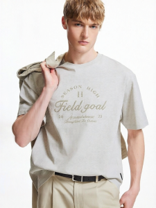 SEASON HIGH | Stylish Multi-match 3D Letter Printed Mens T-Shirt