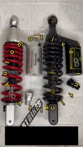 SHOCKBREAKER TABUNG ATAS MODEL GPLUS GSPORT FASTBIKES 92 UKURAN 310