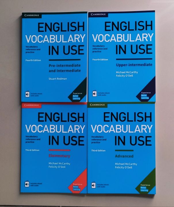 UK CAMBRIDGE ENGLISH VOCABULARY IN USE 4 BOOKS (without ebooks 
