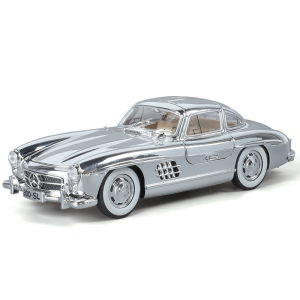 1:24 Scale Benz 300SL Alloy Car Model Diecast Car Sound Light Car Lovers Collection Kids Birthday Gift Metal Boys Toys