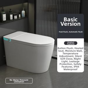 JOMOW | Automatic Low-Pressure-Solution Siphonic Bubble Integrated Intelligent Toilet