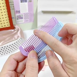 5pcs Cute Love Mini Comb Hairdressing Colorful Plastic Combs for Student Children