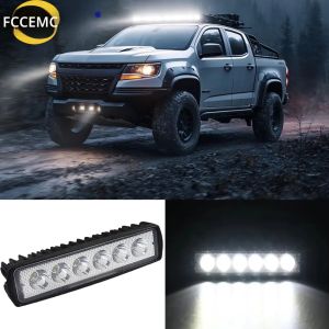6 LED Super Bright รถ Spotlight ขับรถหมอกโคมไฟ 12V Auto Work Light Bar Night สําหรับรถจักรยานยนต์ Offroad 4x4 SUV ATV