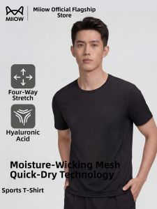 MiiOW | Breathable Ice Silk Mesh Quick-Dry Mens T-Shirt
