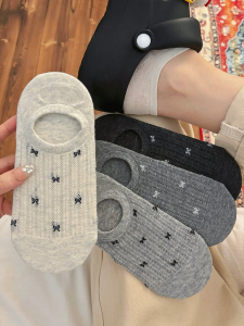 Ballet Style Thin No-show Socks Slip-resistant