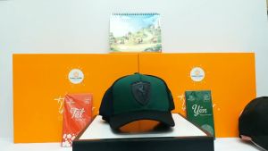 Mũ Lưỡi Trai  Thêu Tem Xe FERRARI Cao Cấp /Nón Kết Nam Nữ Xuất Khẩu