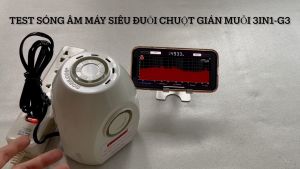Máy Siêu Đuổi Chuột Cống Gián Muỗi 3IN1-G3 Giang Gia Dụng Diện Tích 40-80m2 Chạy Sóng Âm Lập Trình