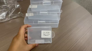 Storage Box Transparent Plastic case Rectangular case with Lid PP Casket Multipurpose Containers