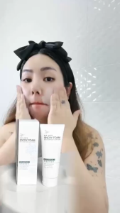 SKIN AGEM SNOW FOAM WHITENING CLEANSER โฟมล้างหน้าสูตรล้ำลึก ปรับ ผิวขาวใส ผลัด เซลล์ผิวเก่า ลด ความมัน กระชับ รูขุมขน