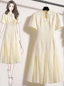 AIYITI | Plus Size Summer New Style Chinese Style Improved Cheongsam Dress