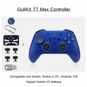 Gulikit | GuliKit TT Max Wireless Controller for Nintendo Switch 1/2 with Tension Adjustable TMR Joysticks for Windows Android iOS