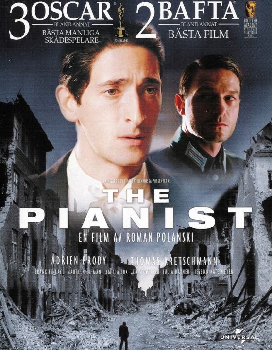 สงคราม ความหวัง บัลลังก์ เกียรติยศ The Pianist : 2002 #หนังฝรั่ง - ดราม่า สงคราม
(ดูพากย์ไทยได้-ซับไทยได้)
