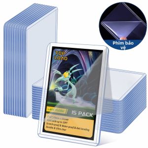 25-150 Chiếc Vỏ Bảo Vệ Cứng Cho Thẻ Bảo Vệ Chống Trầy Xước Cho Thẻ Thể Thao Bóng Chày YuGiOh Pokemon - Bảo Vệ Thẻ Trò Chơi