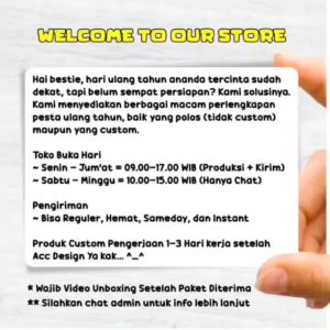 Kartu Ultah Anak & Undangan Ulang Tahun Murah Gambar Kungfu Panda isi 10 Bonus Plastik