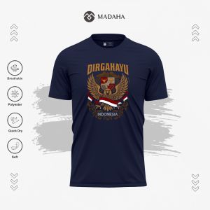 Madaha Kaos Baju Dry fit Jersey Olahraga Garuda Pusaka