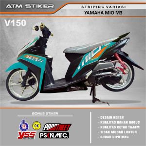 Stiker striping variasi yamaha mio m3
