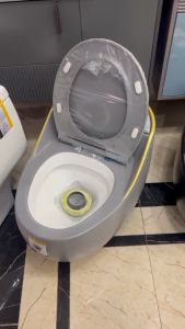 BỒN CẦU BỆT QUẢ TRỨNG GRVBC R21 GHI XÁM