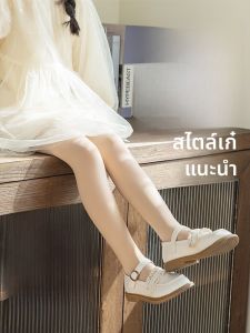 MiiOW | ถุงเท้าเต้นรำเด็ก ถุงเท้าฤดูใบไม้ผลิและฤดูร้อน ถุงเท้าเต้นรำ ถุงเท้าเต้นรำแบบบาง ถุงเท้าเต้นรำแบบสวมขากลางน่อง ถุงเท้าเต้นรำกันลื่น ถุงเท้าเด็กผู้หญิง