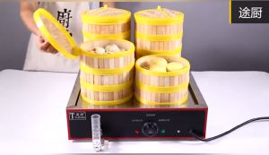 เครื่องนึ่งติ่มซำ 6หัว ตู้นึ่งติ่มซำ 💥 พร้อมส่ง High Efficiency Electric Heat Table