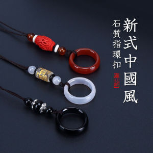 Creative Short Keychain Phone Strap Mens Ancient Style Mobile Phone Accessory Apple Compatible Key Decorative Hanging Loops