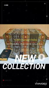 BISA COD Sarung ketjubung platinum Gold TIS edisi 3007-1