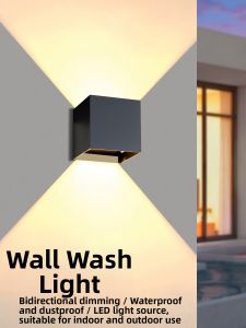 Xlys | Waterproof Outdoor Wall Light Modern LED Exterior Interior Wall Washer Lamp