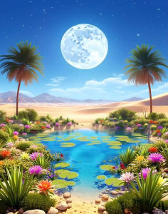 Kayou | Oil Painting By Numbers Kits Dreamy Night Number Drawing Canvas DIY Pictures By Numbers Frameless Home Bedroom Decoration