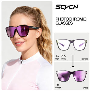 SCVCN Photochromic Cycling Glasses Sunglasses Woman Fishing Glasses Women Accessories UV400 Bike Bicycle Sports Eyewear Camping