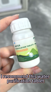 4 Bottles Airpurgy 0.1gX100 Water Purification Tablets - Portable Solution for Clean Water Anywhere