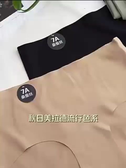 🇲🇾[Local Seller] 7A1 Women Ice Silk Seamless Panties Mid Waist Woman Underwear Crotch Antibacterial Briefs 美拉德色系冰丝无痕内裤
