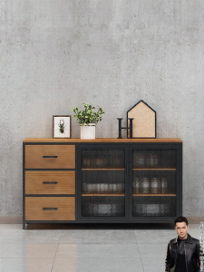 OUJUGEJIAJU | Loft Style Industrial Multifunctional Storage Cabinet