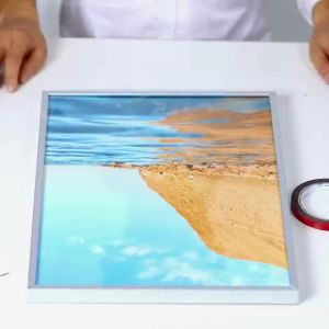 Magnetic Ad-Free Wall Mount Aluminum Frame