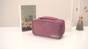 COD  Portable Travel Bra Underwear Organizer Bag Case Waterproof Women Cosmetic Lingerie Bra Socks Storage Bag Luggage Wardrobe Drawer Organizer